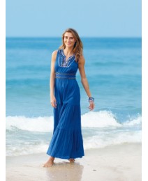 Gray & Osbourn Crinkle Maxi Dress