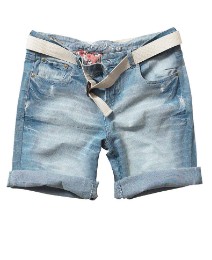Denim Plus Size Girls Shorts