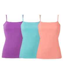 coloured camisole pack
