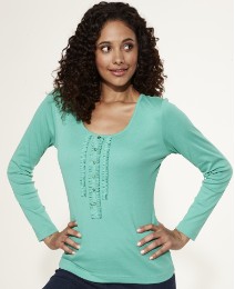 Pack of 2 ruffle tops