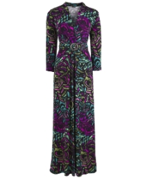 Print maxi dress