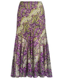 Floral print skirt