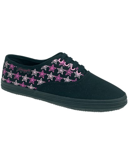 Pineapple Bee Lace Up Canvas Casual