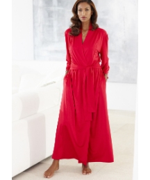 wrap gown