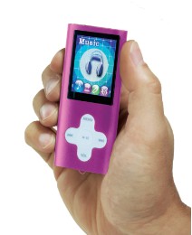 2GB MP3/MP4 Player with FM Radio - Pink
