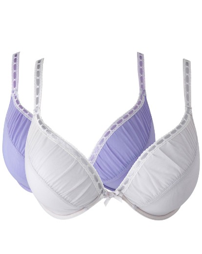 Pack of two plunge bras