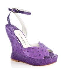 Terry De Havilland Stella C Purple Wedge