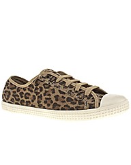 Schuh Curly Lace Up Leopard