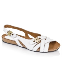Scholl Lileep White Sandal