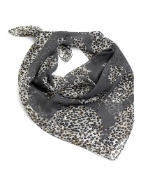 Petal Dolls Animal Print Square Scarf