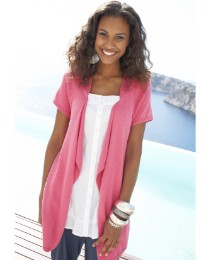 knitted waterfall cardigan