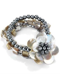 Petal Dolls Flower Shell Bracelet