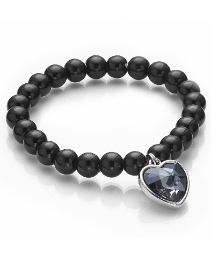 Funky Jewellery Bead and Heart Bracelet