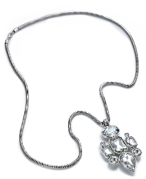 Funky Jewellery Retro Crystal Necklace
