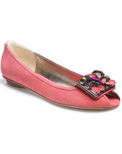 Bourne Britt Peep Toe Flats