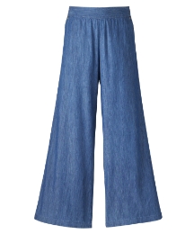 denim palazzo pants