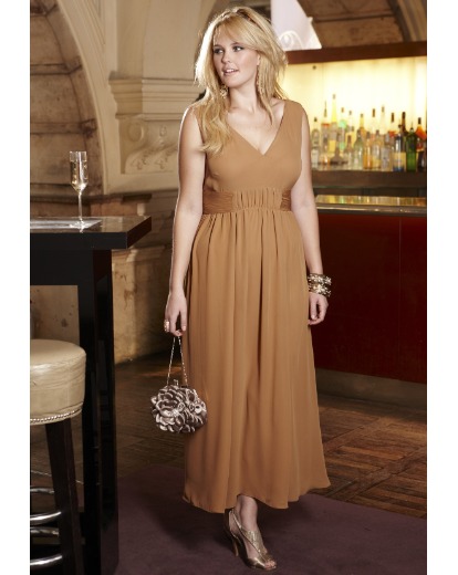 Pleated Maxi Dress