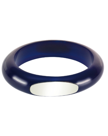 French Connection Resin Metal Dot Bangle