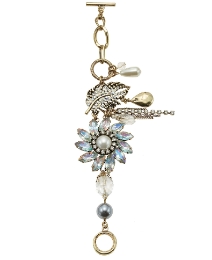 Bohm Crystal Leaf Bracelet
