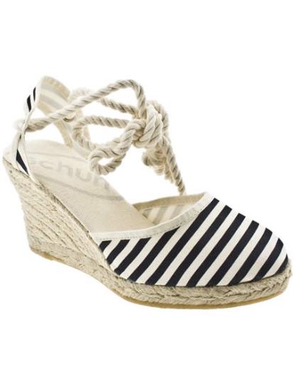 Schuh Marron Rope Espadrille Stripes