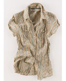 Marisota plus size striped shirt