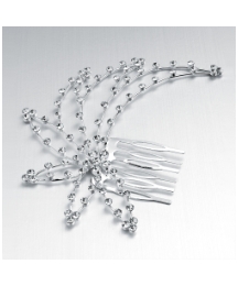 Silver Coloured Side comb