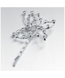 Silver Coloured Butterfly Grip
