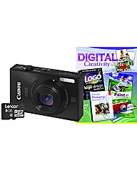 Canon Ixus 500 HS Black Camera Kit inc 8GB Card Canon Ixus 500 HS Black Camera Kit inc 8GB Card
