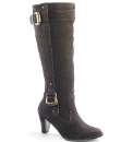 Legroom High Leg Suede Boot E Fit