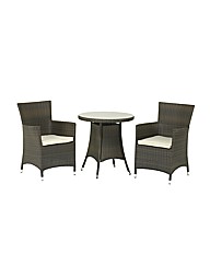 Cannes Mocha Brown Bistro Carver Set