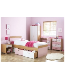 Athena One Drawer Bedside Unit