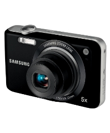 Samsung 12.2MP Rechargeable Camera Black from Fashion World