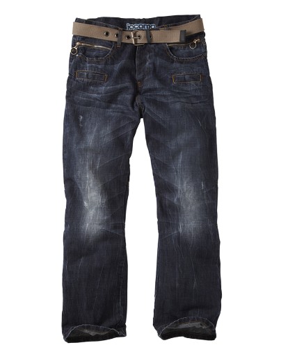 Extra Long Belted Jeans