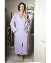 Pretty Secrets Button Towelling Gown L42