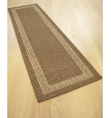 Greek Key Flatweave Runners & Rugs NATURAL 60X110