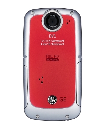 GE HD Pocket Camcorder - Red GE HD Pocket Camcorder - Red