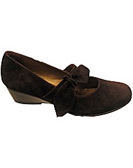 Riva Melody Wedge Suede Shoe