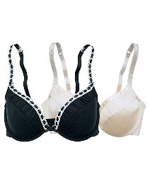 Naturally Close Pack of 2 Plunge Bras