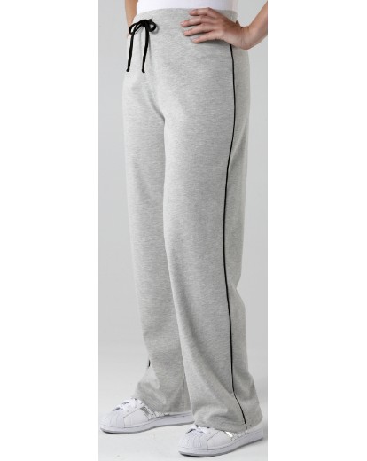 From Body Star. Elasticated waistband. Drawcord from waistband. Open hem. Piping detail to leg. Mach...