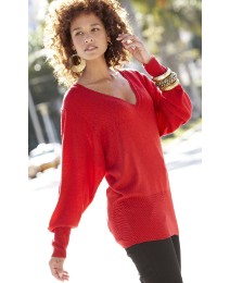 Deep V Sweater