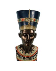 Bronze effect Bust - Queen Nefertiti