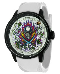 Ed Hardy Gents Autometer Fireskull Watch from Premier Man