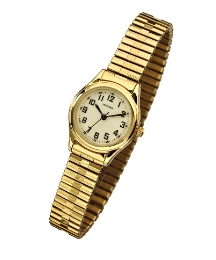 Ladies Sekonda Stretch Glow-Dial Watch from Fifty Plus