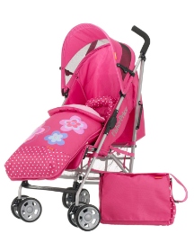 Fisher Price Pink Petals Stroller Bundle Picture