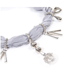 Daniel Charm Scarf Grey Scarf
