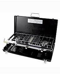Compact 3 Burner Gas Cooker & Grill