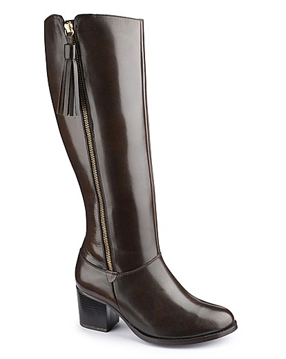 Jeffrey and Paula Hi lLeg Zip Boot E Fit