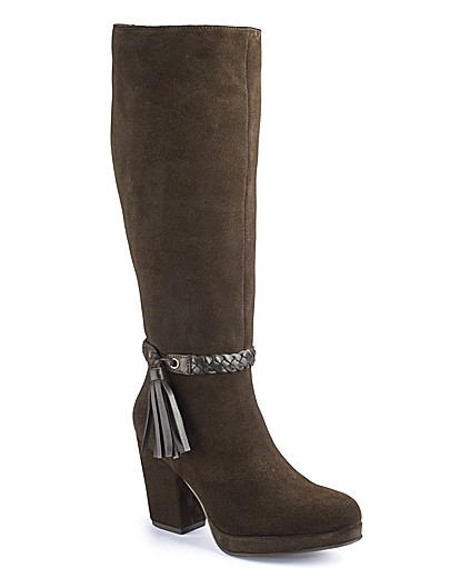 Anna Scholz Hi Leg Platform Boots EEE