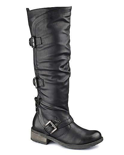 Dolcis Hi Leg Buckle Boot E Fit