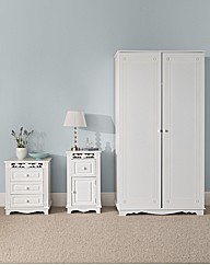 Cambridge Wardrode, Chest and Bedside Table Furn
